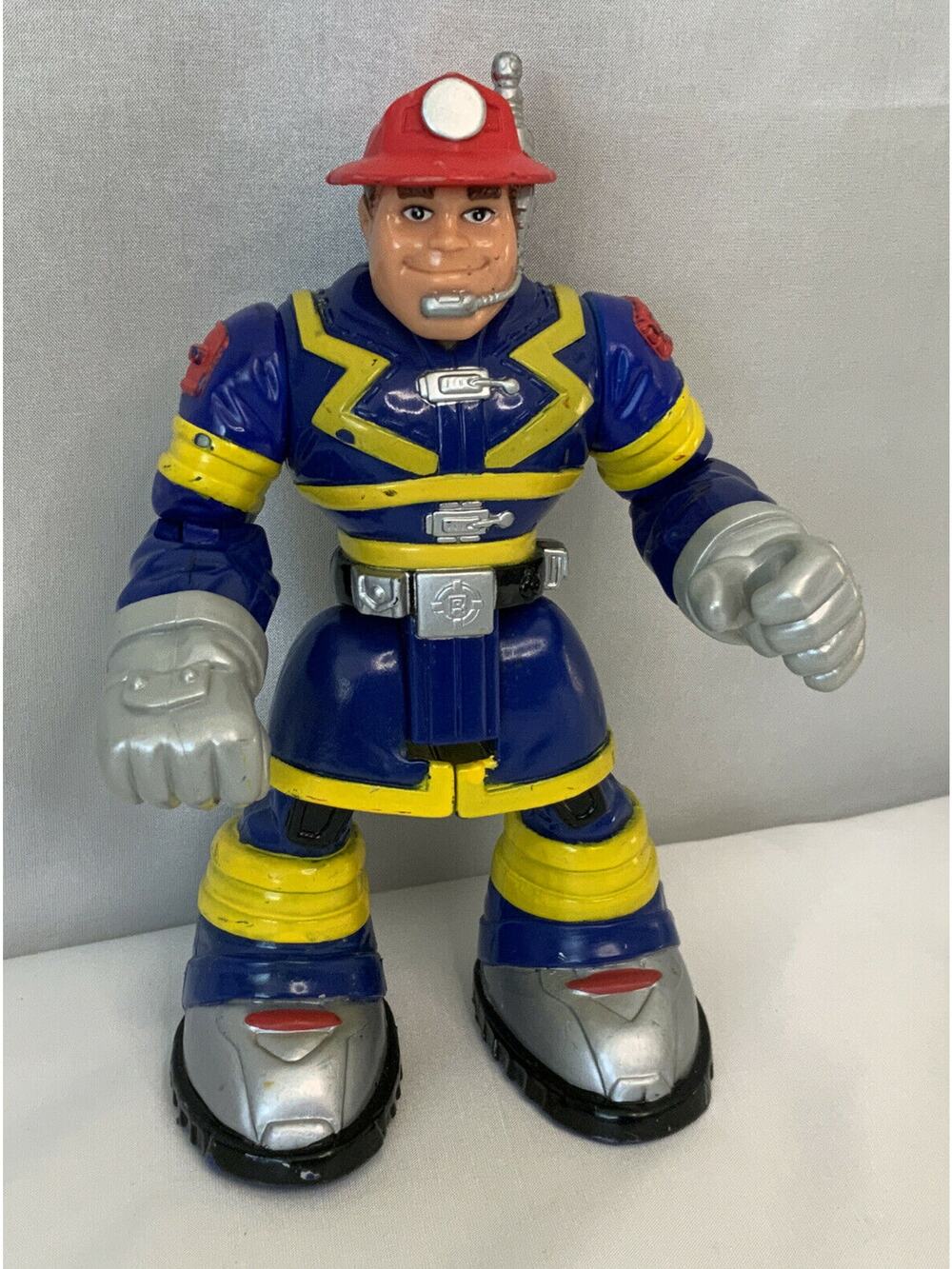 Sam Sparks Fireman W/O Pack 2001 Mattel #78194 Rescue Heroes